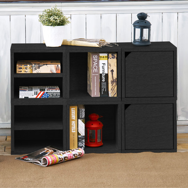 Way Basics Connect Cubbies Stackable Storage Cube Unit Bookcase